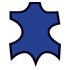 Leather navy blue -45