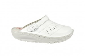 Women Piumetta 6268 medical sabots white